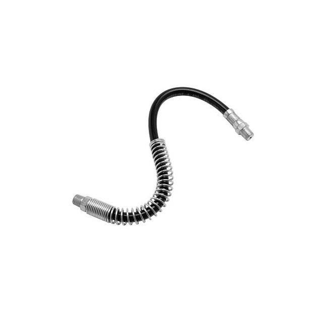 Performance Tool 12 In. Grease Gun Flex Hose with Spring Guard