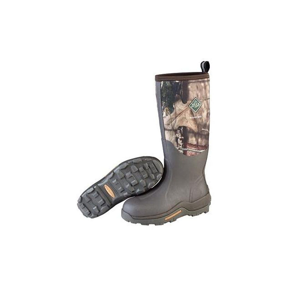 The Original Muck Boot Company Men's 5 Waterproof Fleece Lined Mossy Oak Country Woody Max Boots