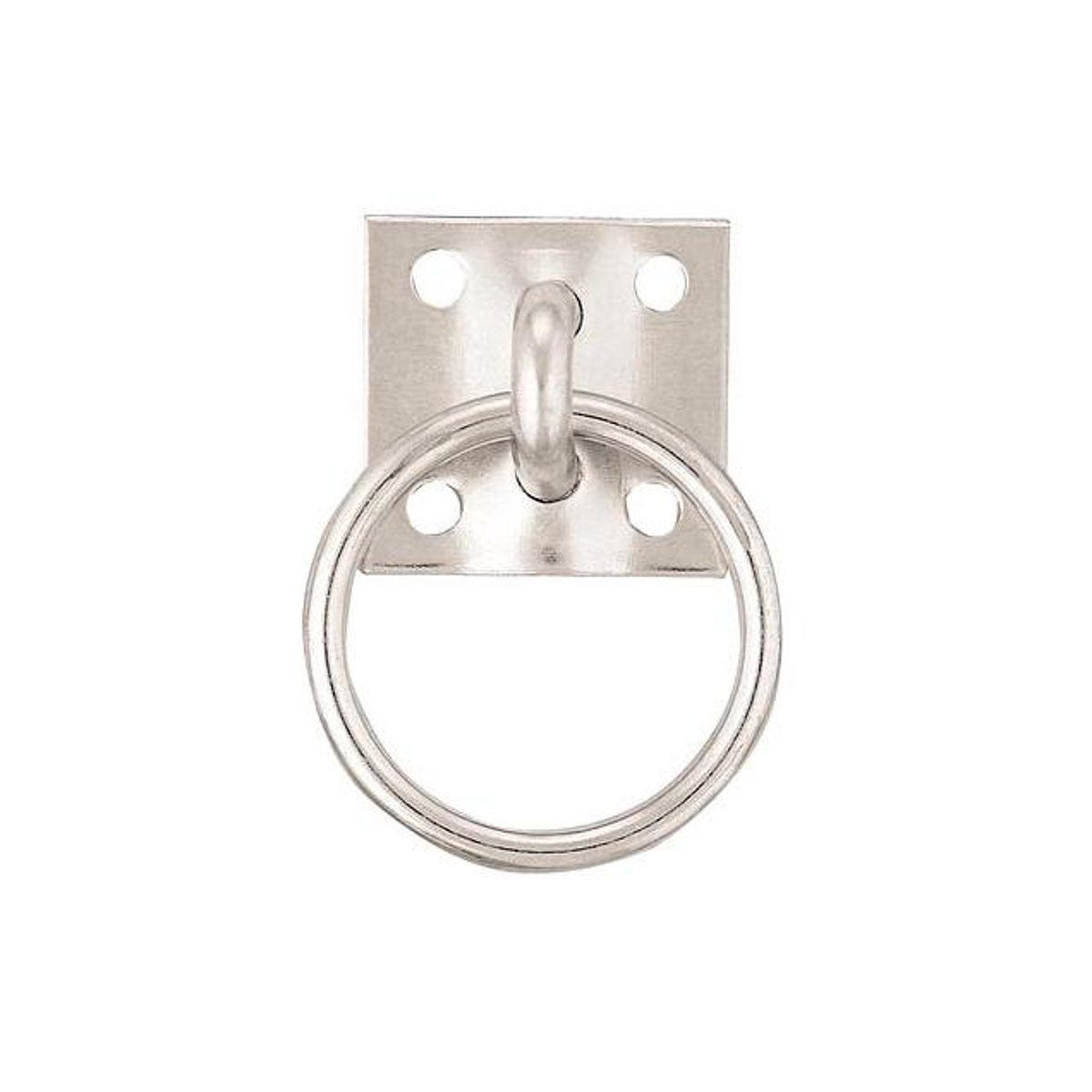 Weaver Leather 1-3/4 In. x 1-7/8 In. #52 Tie Ring Plate Weaver Leather 1-3/4 In. x 1-7/8 In. #52 Tie Ring Plate