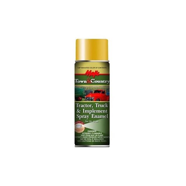 Majic Town & Country 12 Oz. Caterpillar Yellow Tractor, Truck & Implement Spray Enamel Paint Majic Town & Country 12 Oz. Caterpillar Yellow Tractor, Truck & Implement Spray Enamel Paint