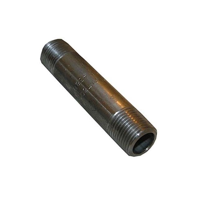 Lasco 3/8 In. x 6 In. Stainless Steel Pipe Nipple Lasco 3/8 In. x 6 In. Stainless Steel Pipe Nipple