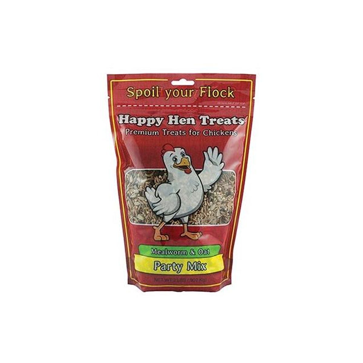 Happy Hen Treats 2 Lb. Mealworm & Oats. Poultry Mix