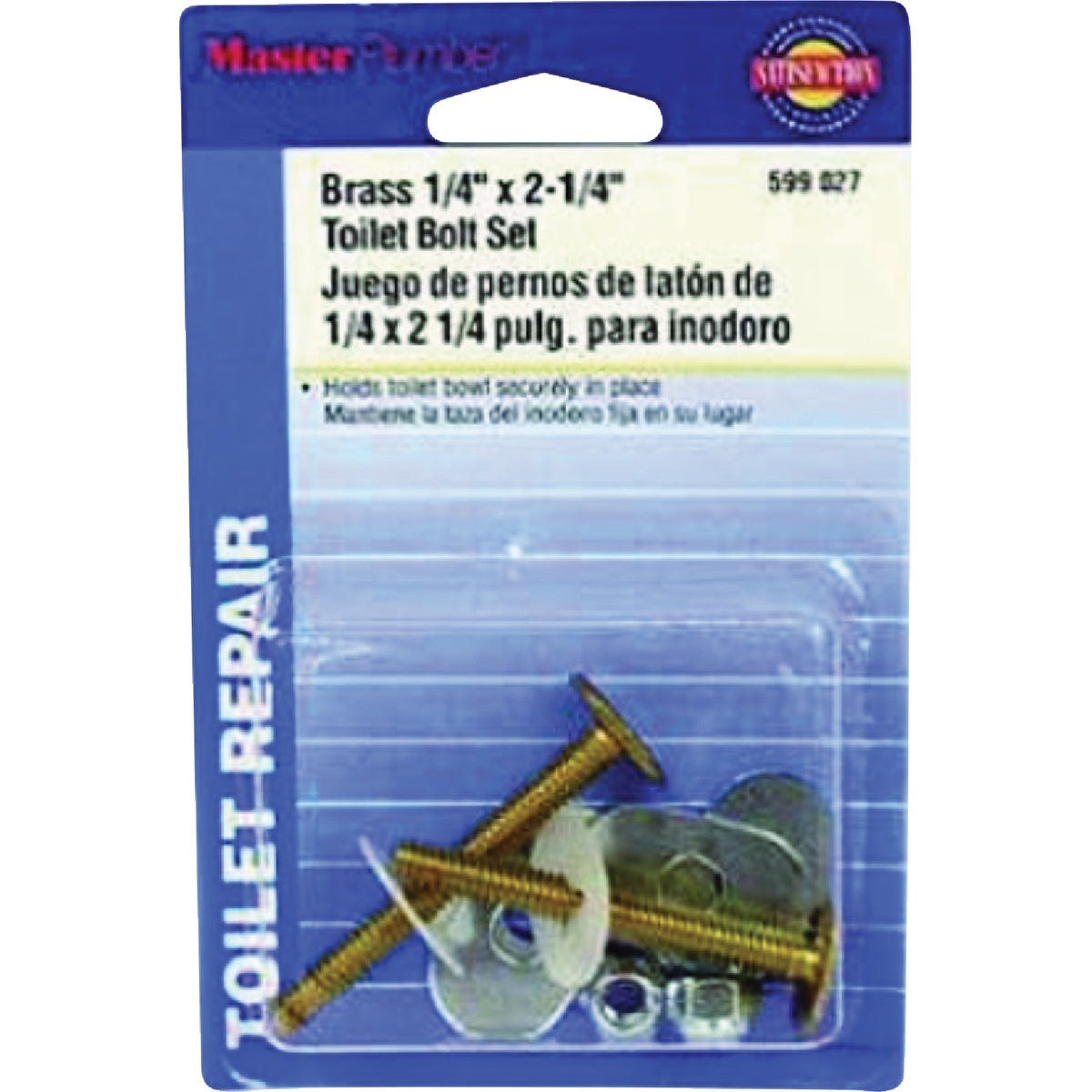 Master Plumber Brass Toilet Bolts (2-Pack) - photo 2 Master Plumber Brass Toilet Bolts (2-Pack) - photo 2