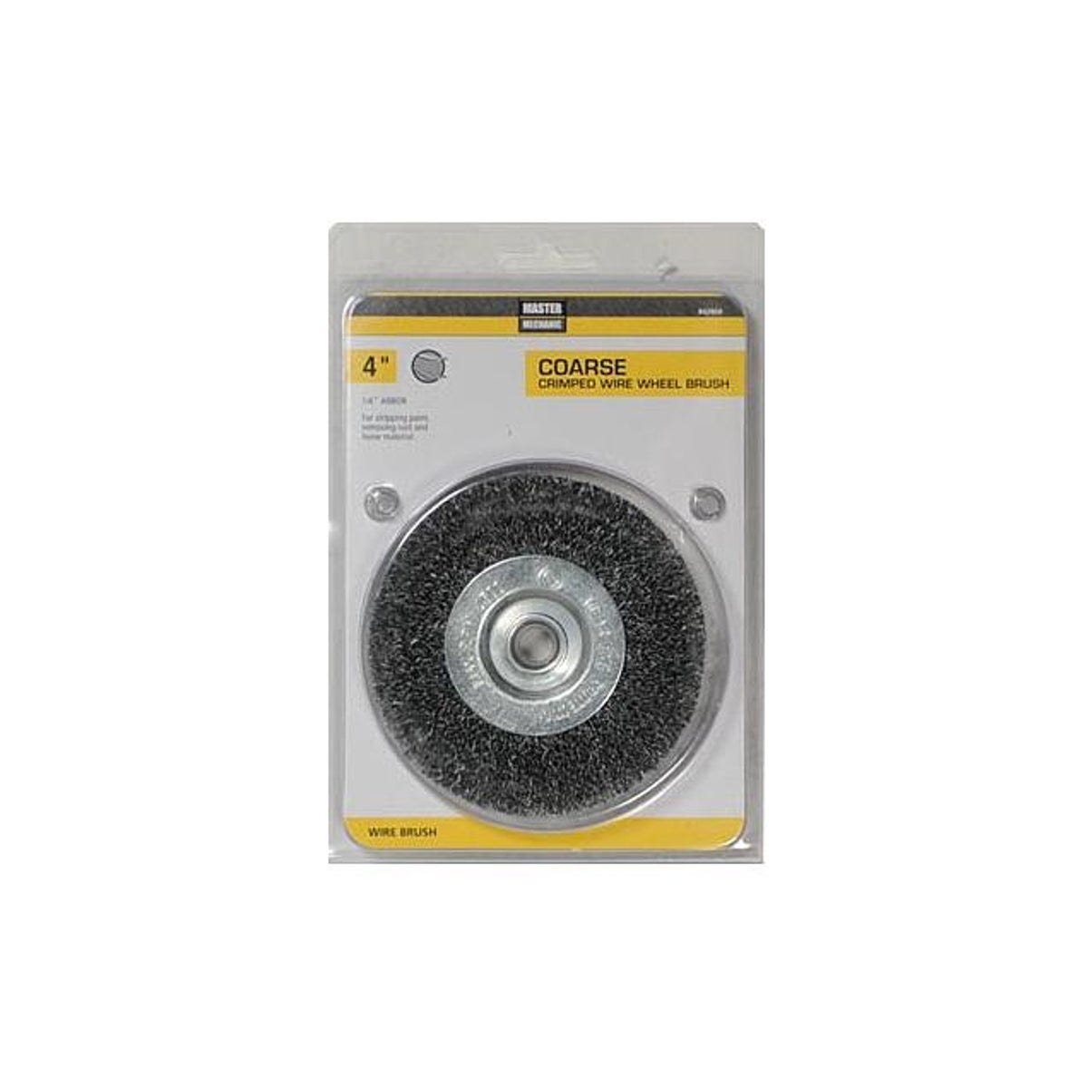 Master Mechanic 4 In. Crimped, Coarse Wire Wheel Master Mechanic 4 In. Crimped, Coarse Wire Wheel