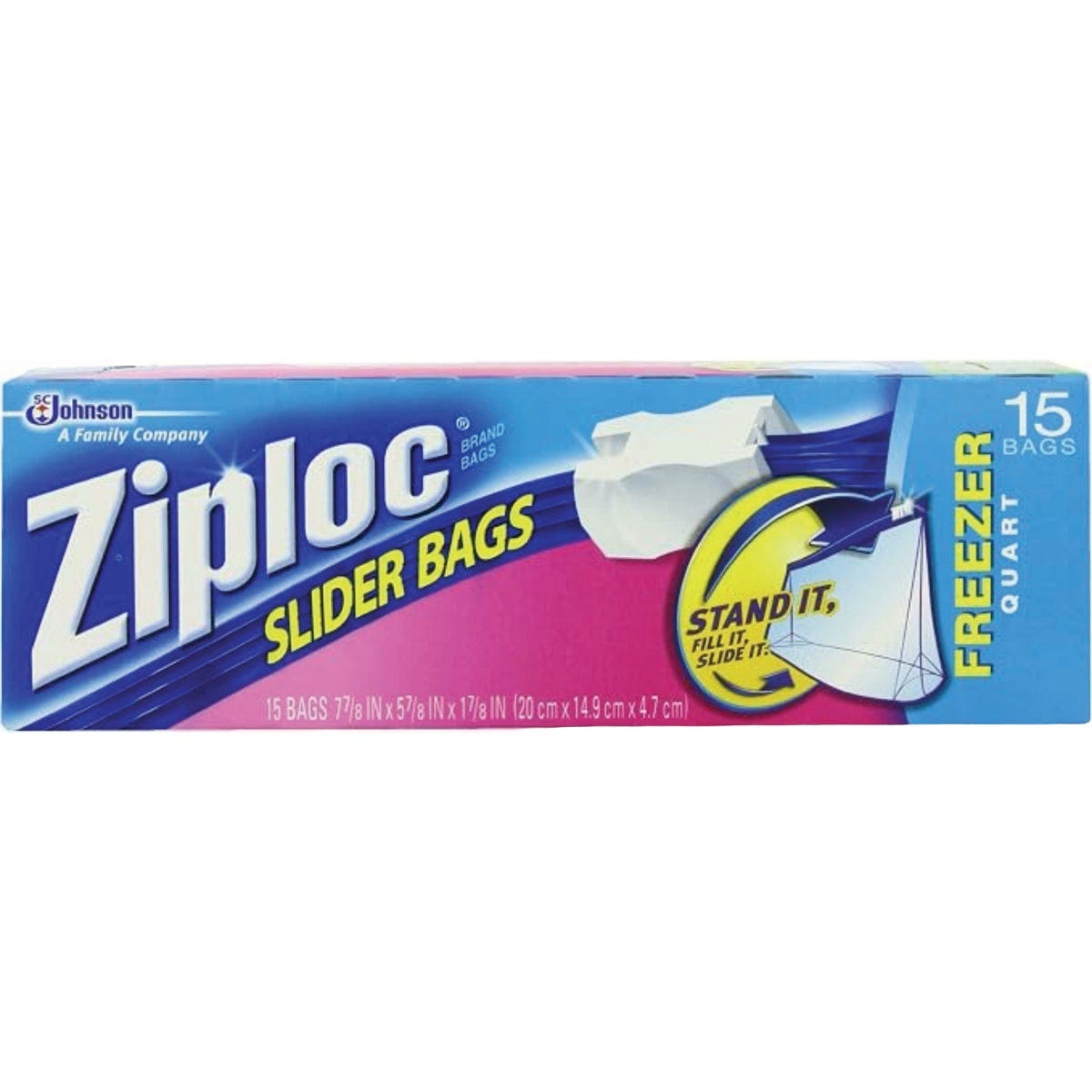 Ziploc 1 Qt. Slider Freezer Bag (15-Count) Ziploc 1 Qt. Slider Freezer Bag (15-Count)