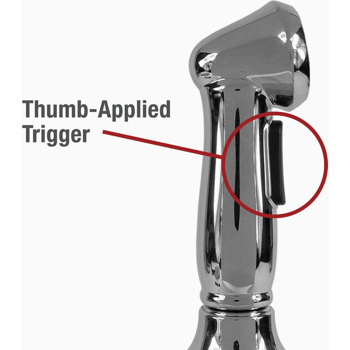 Danco Chrome Universal Premium Kitchen Sink Side Sprayer Head - photo 4