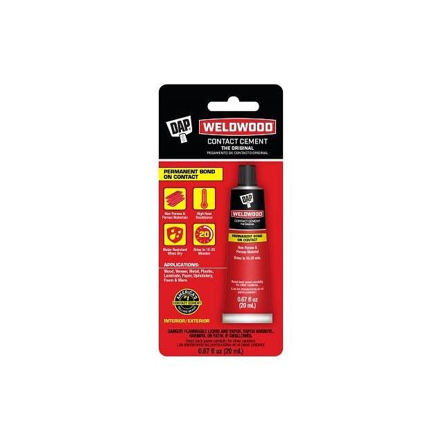 Dap Weldwood 0.67 Oz. Squeeze Tube Contact Cement