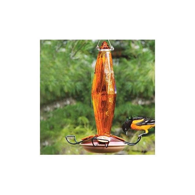 Audubon 10 Oz. Cut-Glass Oriole Feeder Audubon 10 Oz. Cut-Glass Oriole Feeder