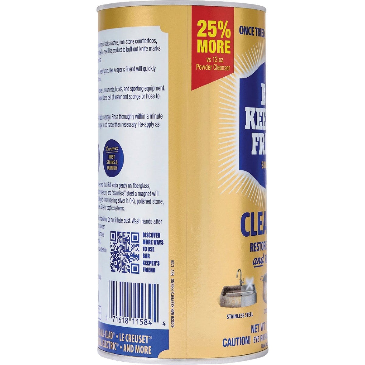 Bar Keepers Friend 15 Oz. Cleanser - photo 4 Bar Keepers Friend 15 Oz. Cleanser - photo 4