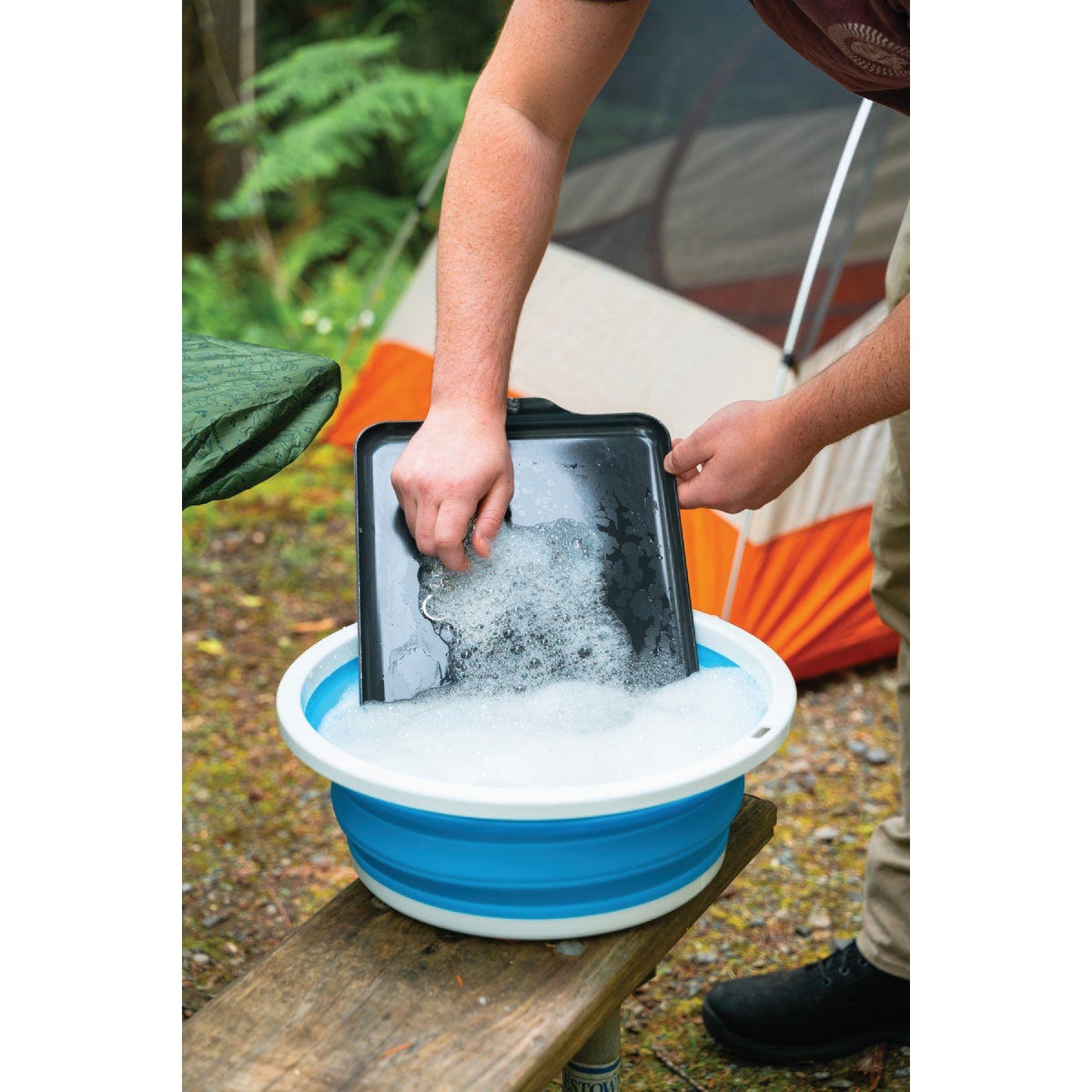 Coghlans 9 L. Blue & White Plastic Collapsible Sink - photo 6 Coghlans 9 L. Blue & White Plastic Collapsible Sink - photo 6