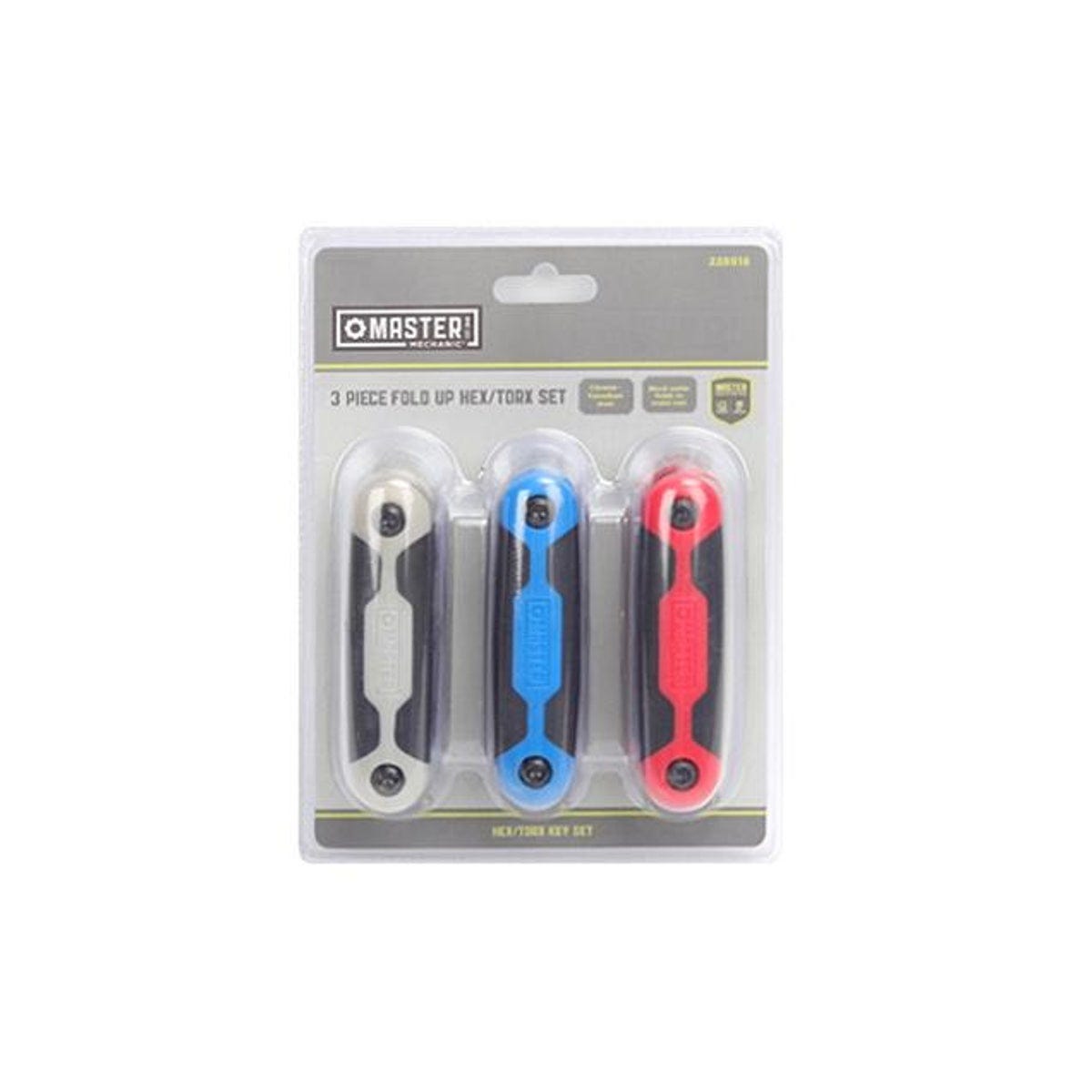 3-Piece Folding Hex/Torx Key Sets