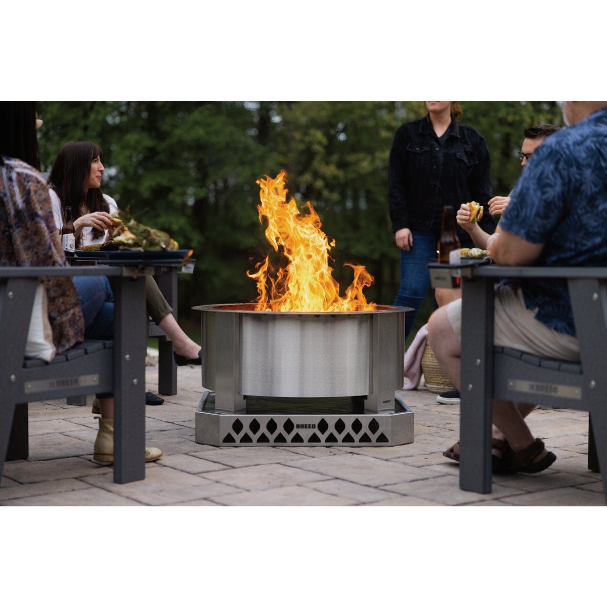 Breeo X-Series 30 Stainless Smokeless Fire Pit - photo 3