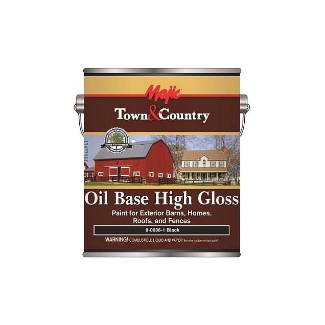 Majic 1 Gal. Black Town & Country Barn & Fence Paint Majic 1 Gal. Black Town & Country Barn & Fence Paint