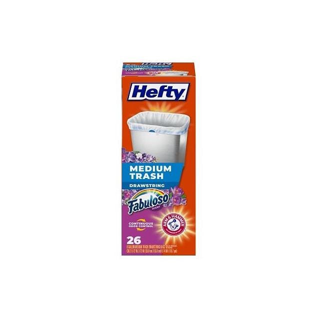 Hefty 8 Gal. Drawstring Trash Bag (26-Count) Hefty 8 Gal. Drawstring Trash Bag (26-Count)