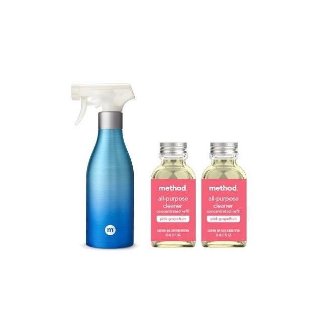 Method Pink Grapefruit Scent All-Purpose Cleaner Starter Kit Method Pink Grapefruit Scent All-Purpose Cleaner Starter Kit