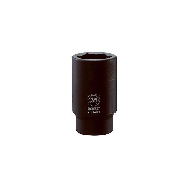 DEWALT 3/4 In. Drive 35mm 6-Point Deep Metric Impact Socket DEWALT 3/4 In. Drive 35mm 6-Point Deep Metric Impact Socket
