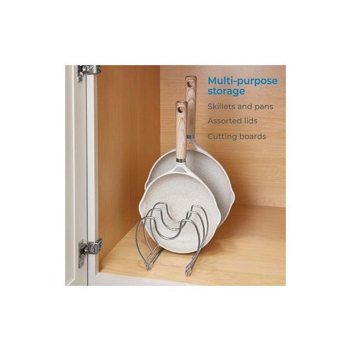 iDesign Classico 13.2 In. x 6.35 In. x 5.17 In. Steel Cookware Organizer - photo 3 iDesign Classico 13.2 In. x 6.35 In. x 5.17 In. Steel Cookware Organizer - photo 3