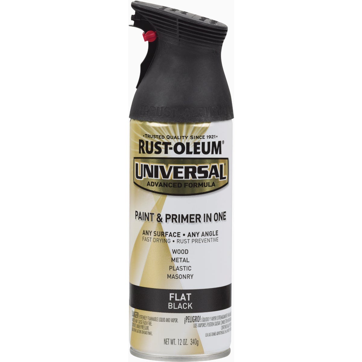 Rust-Oleum Universal 12 Oz. Flat Black Spray Paint - photo 5