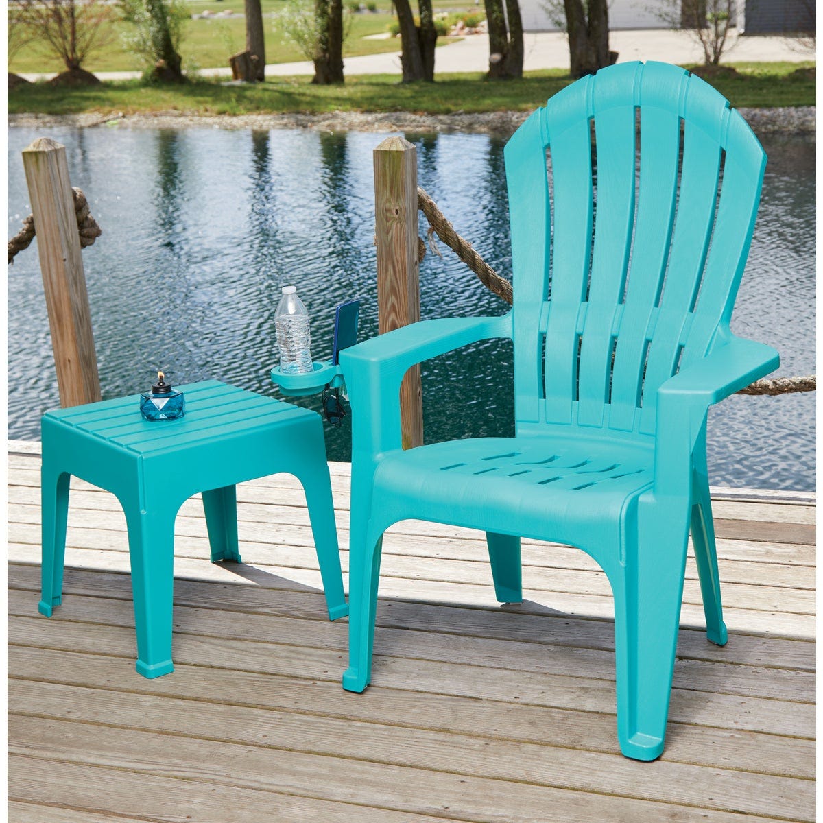 Adams Big Easy Teal Resin Adirondack Chair - photo 6 Adams Big Easy Teal Resin Adirondack Chair - photo 6