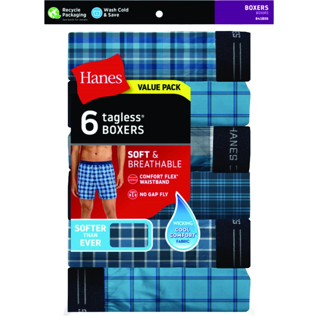 Hanes Men's L Woven Multi-Color Boxer (6-Pack) | True Value Hardware