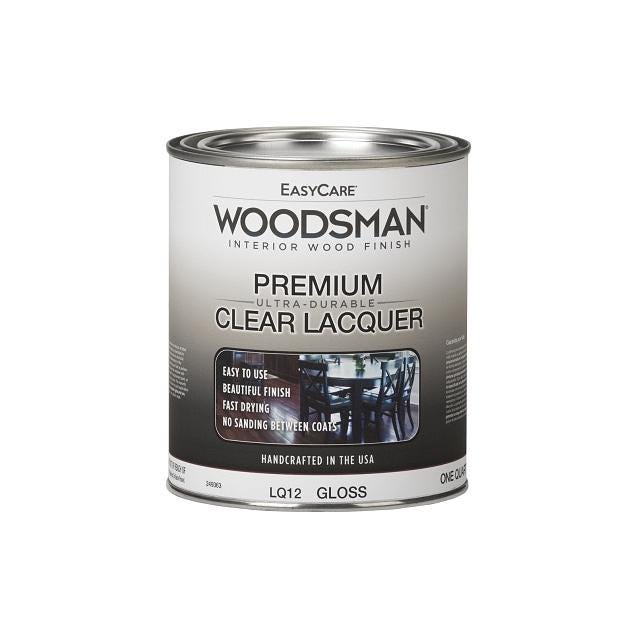 EasyCare Woodsman 1 Qt. Clear Gloss Lacquer Protective Finish For Wood & Metal