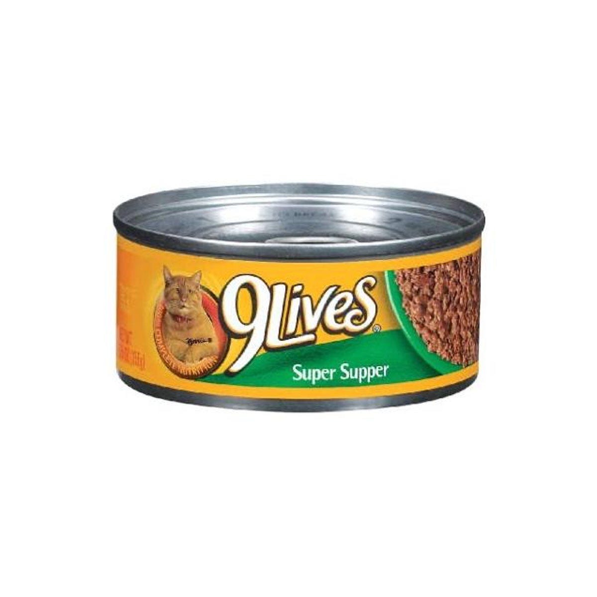 9 Lives 5.5 Oz. Super Supper Canned Cat Food
