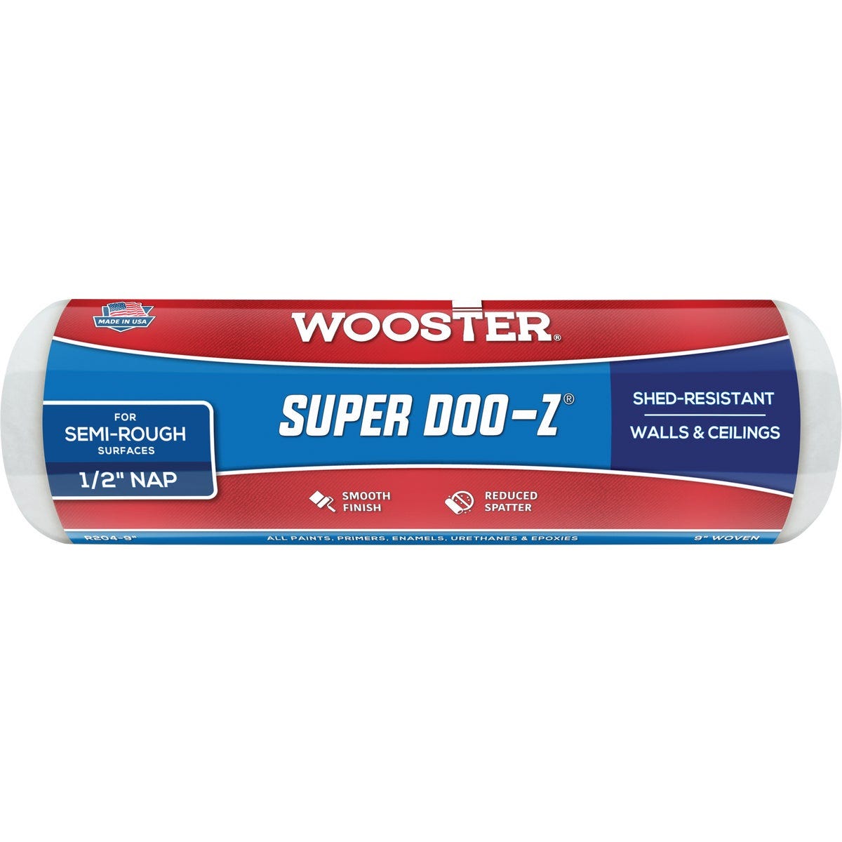 Wooster Super Doo-Z 9 In. x 1/2 In. Woven Fabric Roller Cover