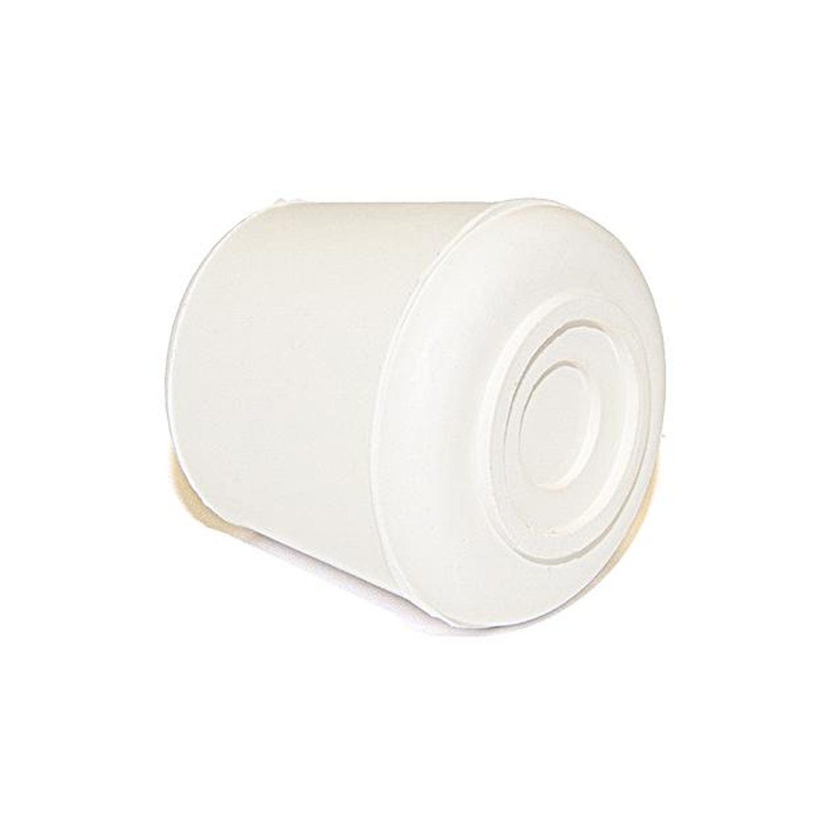 TruGuard 7/8 In. Off White Rubber Furniture Leg Tip (4-Pack)