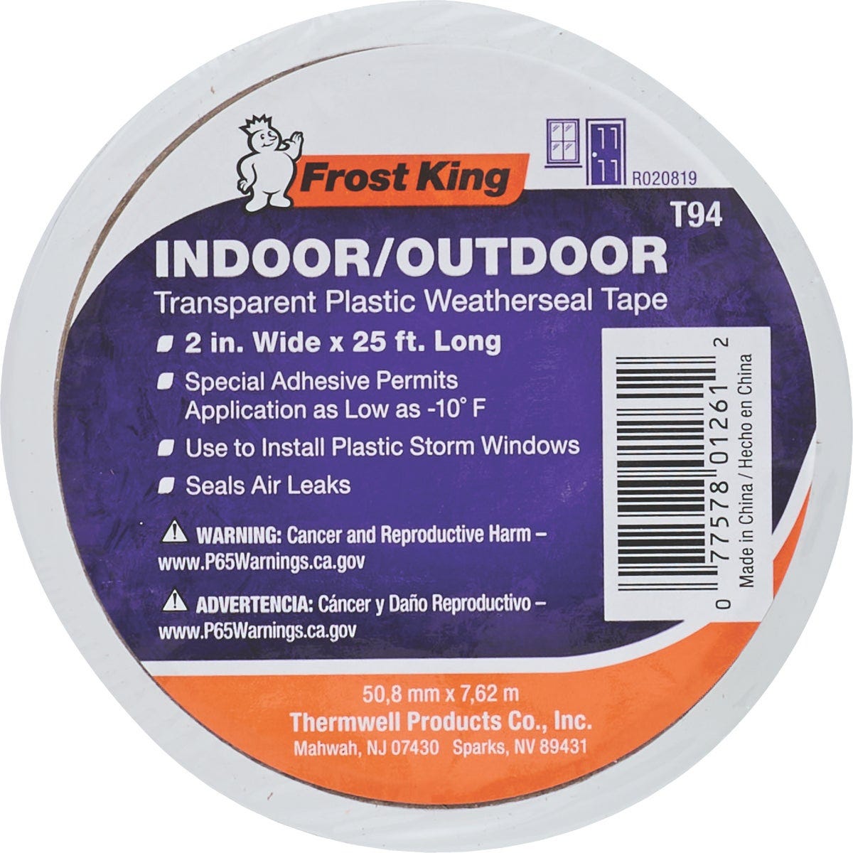 Frost King 2 In. x 25 Ft. Clear Weatherseal Tape - photo 2