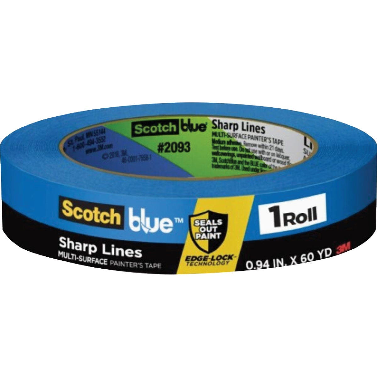 ScotchBlue PROSharp 0.94 In. x 60 Yd. Painter's Tape ScotchBlue PROSharp 0.94 In. x 60 Yd. Painter's Tape