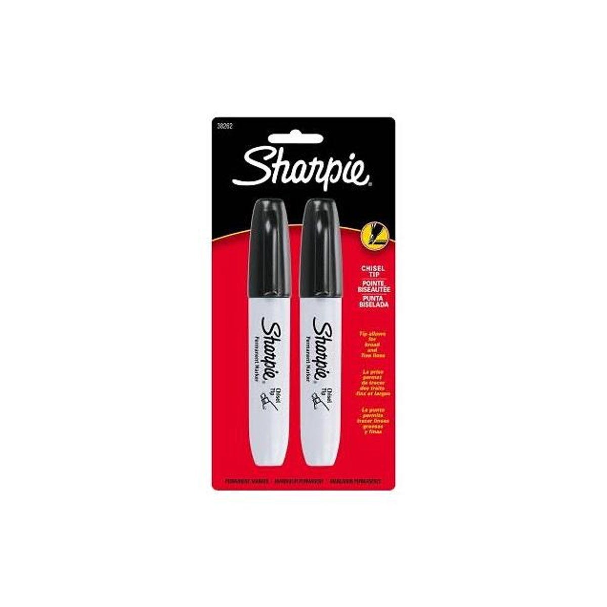 Sharpie Black Permanent Markers (2-Pack)