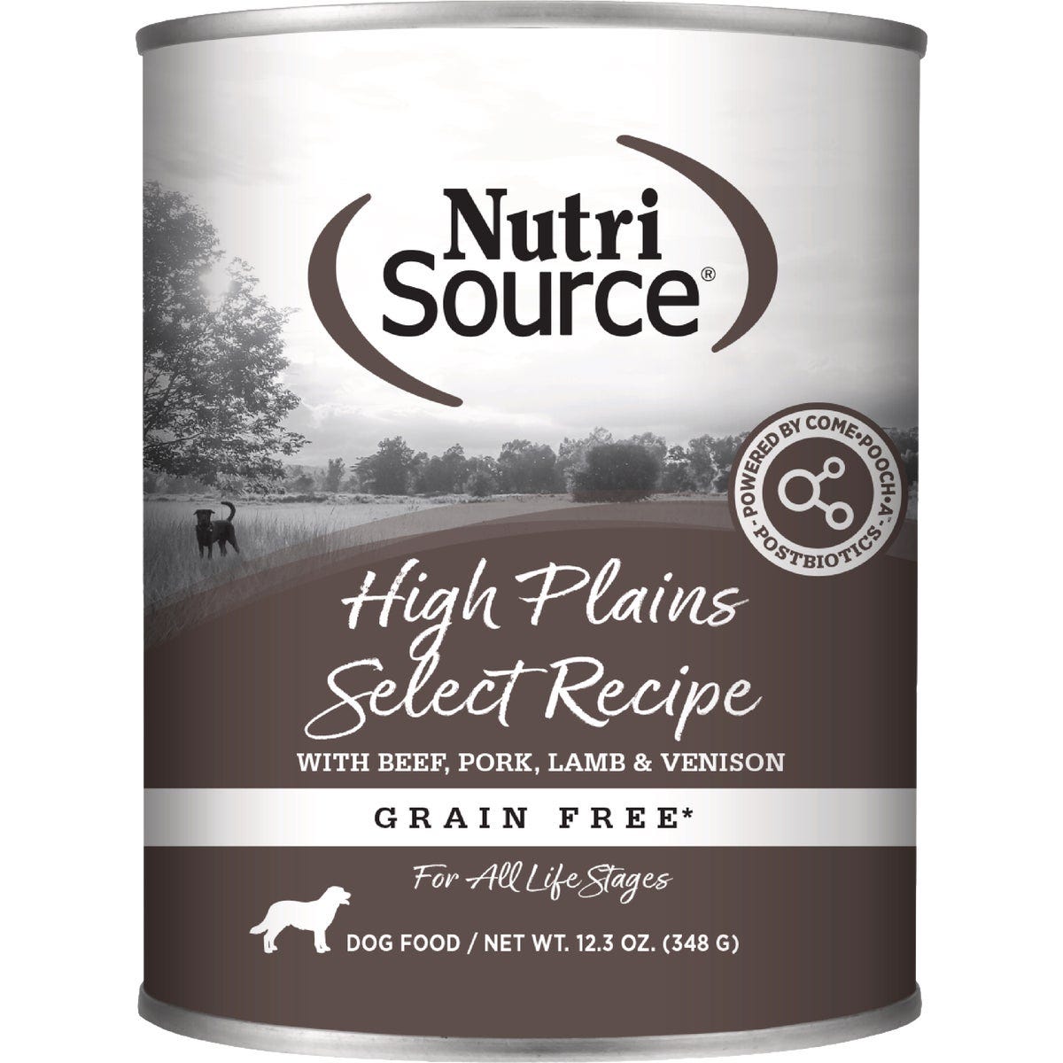 NutriSource 12.3 Oz. High Plains Select Recipe Grain Free Wet Dog Food NutriSource 12.3 Oz. High Plains Select Recipe Grain Free Wet Dog Food