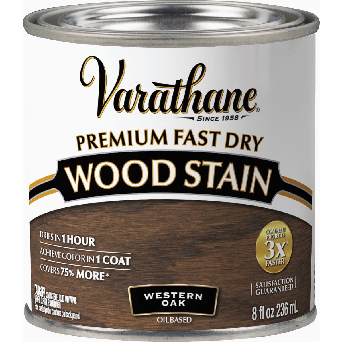 Varathane Western Oak Premium Fast Dry Interior Wood Stain, 1/2 Pt. - photo 6