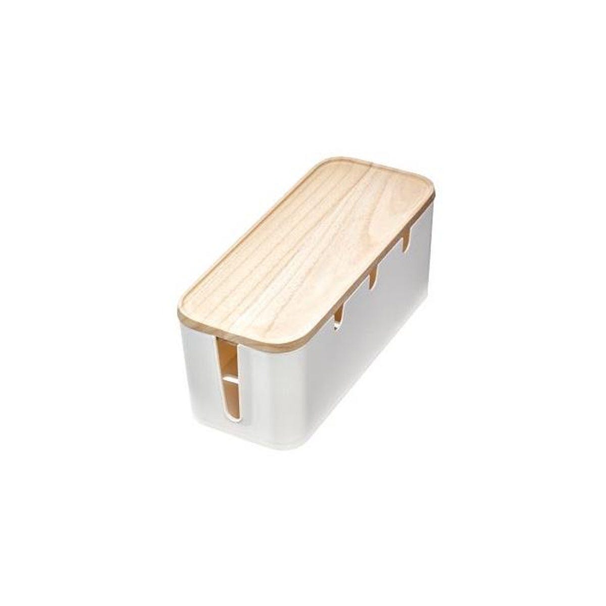iDesign Coconut/Natural Cord/Cable Organizer Box - photo 3 iDesign Coconut/Natural Cord/Cable Organizer Box - photo 3