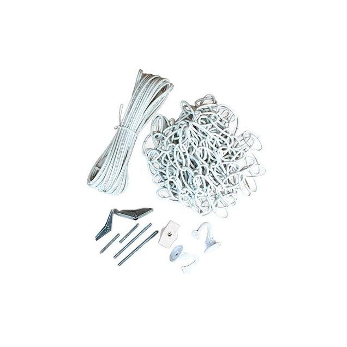 Jandorf 15 In. Chain White Light Fixture Swag Kit