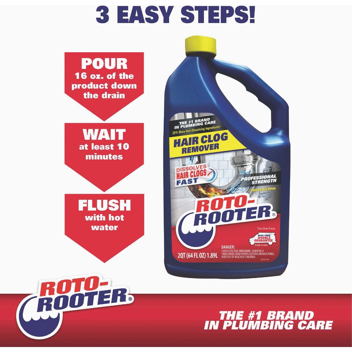 Roto-Rooter 64 Oz. Hair Clog Remover - photo 4 Roto-Rooter 64 Oz. Hair Clog Remover - photo 4