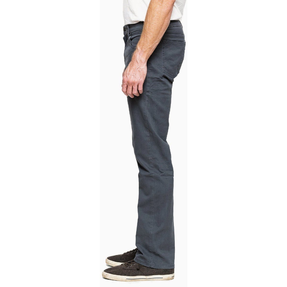 Full Blue Gray 38x32 5-Pocket Twill Pants - photo 2