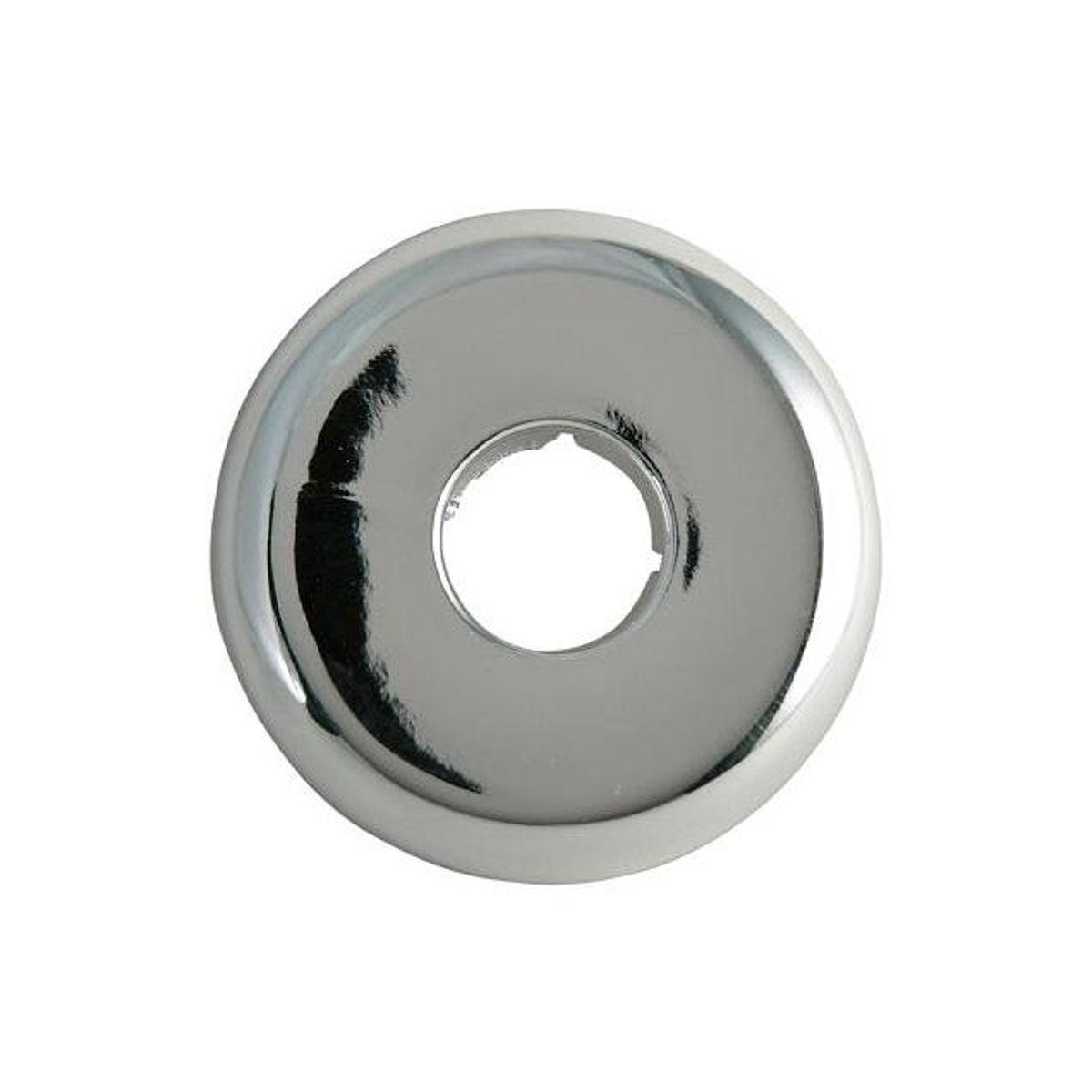 Plumb Pak Chrome Plated Plastic Floor & Ceiling Plate Flange for 1/2 In. Iron