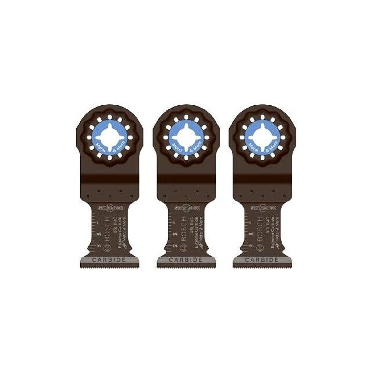 Bosch 1-1/4 In. Carbide Starlock Plunge Cut Blade (3-Pack)
