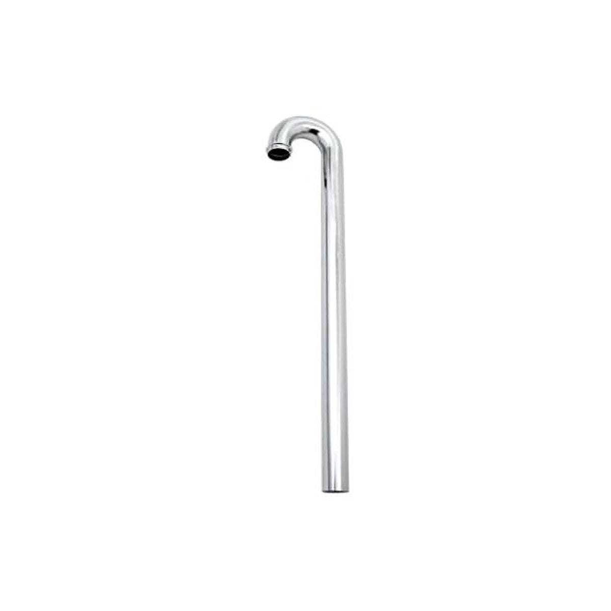 1.25 In. O.D. Tube x 19.75 In. 22-Ga. Chome-Plated Brass Lavatory Floor Drain Tube 1.25 In. O.D. Tube x 19.75 In. 22-Ga. Chome-Plated Brass Lavatory Floor Drain Tube