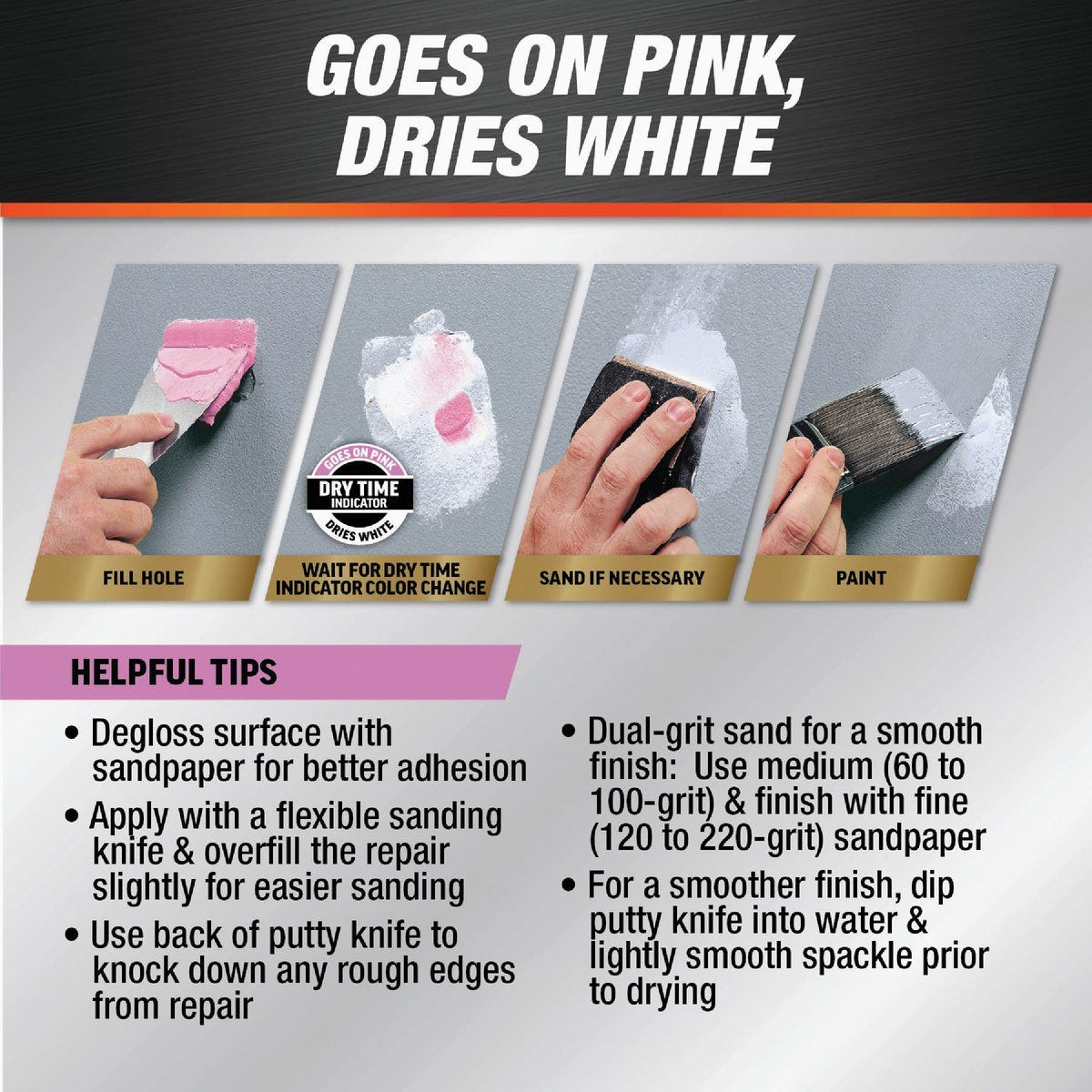 DAP Fast Dry 16 Oz. High Strength Spackling with DryDex Technology - photo 3