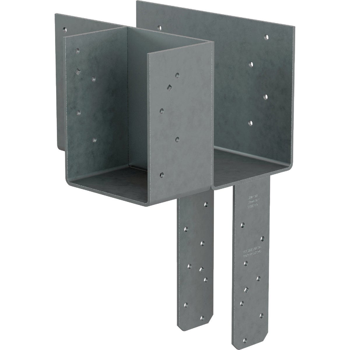 Simpson Strong-Tie ECCLRQ L-Shape End Column Cap for 6x Beam, 6x Post with Strong-Drive SDS Screws, Skewed Right Simpson Strong-Tie ECCLRQ L-Shape End Column Cap for 6x Beam, 6x Post with Strong-Drive SDS Screws, Skewed Right
