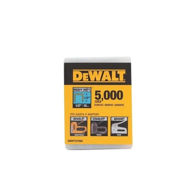 DeWalt 1/2 In. Heavy Duty Staples (5000-Pack)