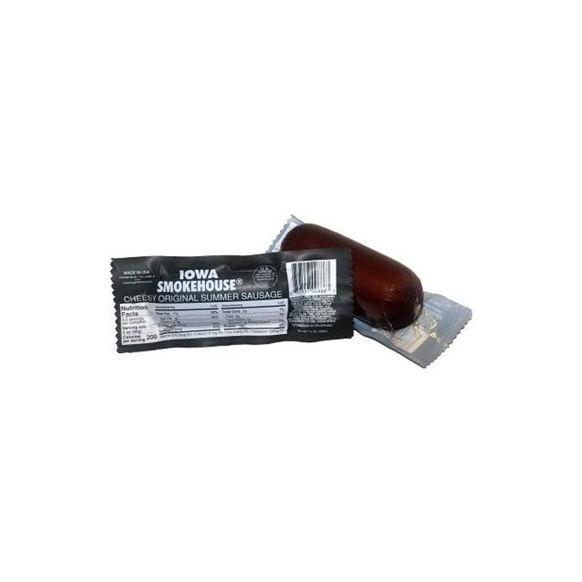 Iowa Smokehouse 11 Oz. Cheesy Original Summer Sausage Iowa Smokehouse 11 Oz. Cheesy Original Summer Sausage