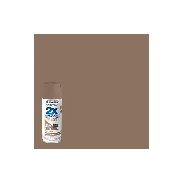 Rust-Oleum 12 Oz. Down to Earth Matte Painter's Touch 2X Ultra Cover Ultra Cover Spray Paint