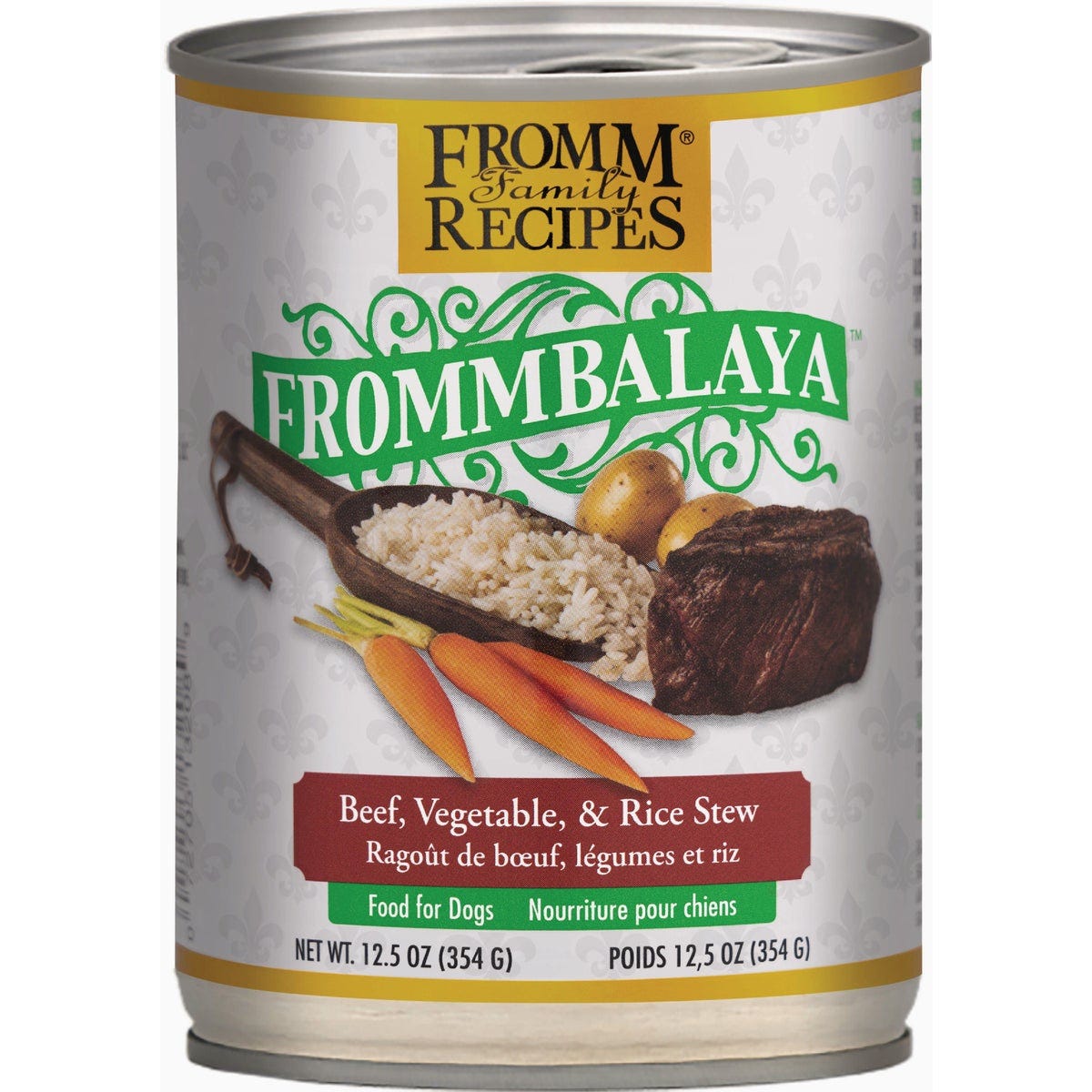 Fromm Family Recipes Frommbalaya Beef, Vegetable, & Rice Stew Wet Dog Food, 12.5 Oz. - photo 2 Fromm Family Recipes Frommbalaya Beef, Vegetable, & Rice Stew Wet Dog Food, 12.5 Oz. - photo 2