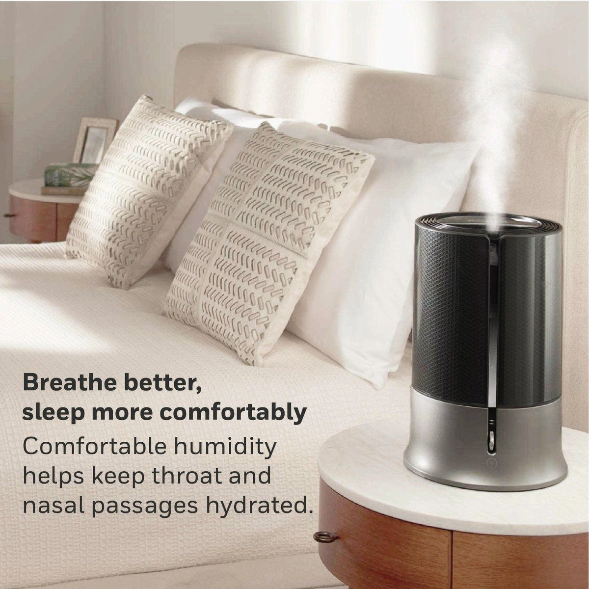 Honeywell 1.25 Gal. Gray Designer Series Cool Mist Humidifier - photo 4 Honeywell 1.25 Gal. Gray Designer Series Cool Mist Humidifier - photo 4