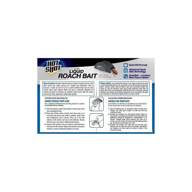 Hot Shot 6-Ct. Ultra Liquid Roach Bait - photo 3 Hot Shot 6-Ct. Ultra Liquid Roach Bait - photo 3