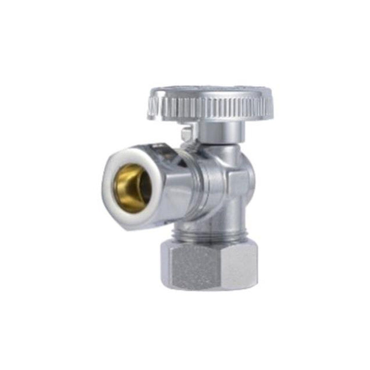 SharkBite 1/2 In. x 1/2 In. Brass Ball Angle Valve SharkBite 1/2 In. x 1/2 In. Brass Ball Angle Valve