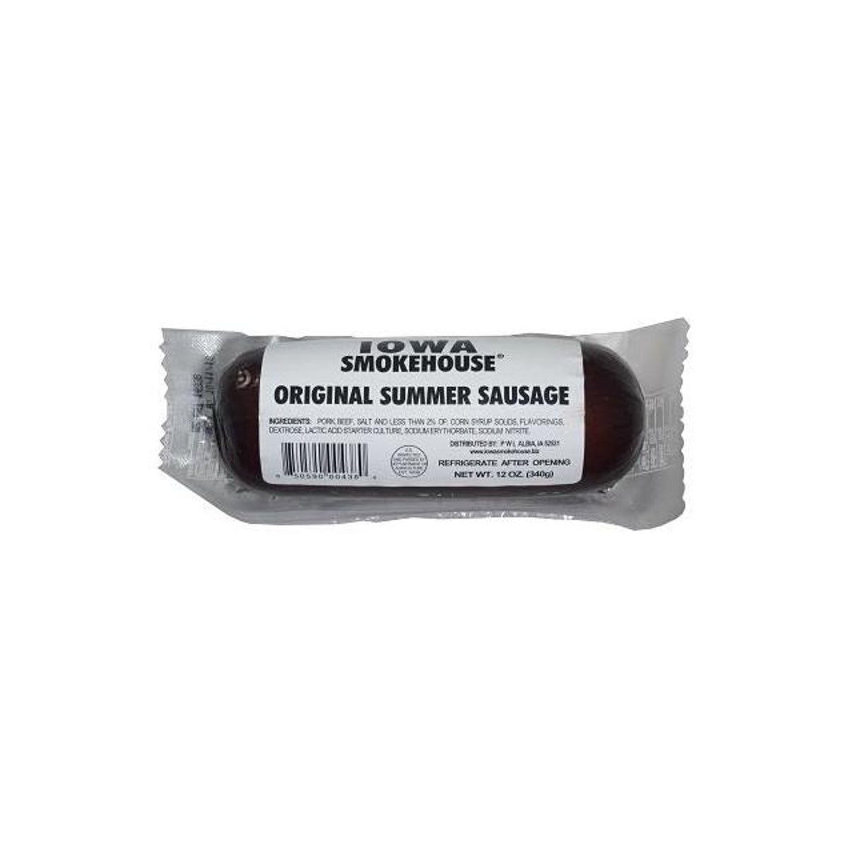 Iowa Smokehouse 12 Oz. Original Summer Sausage